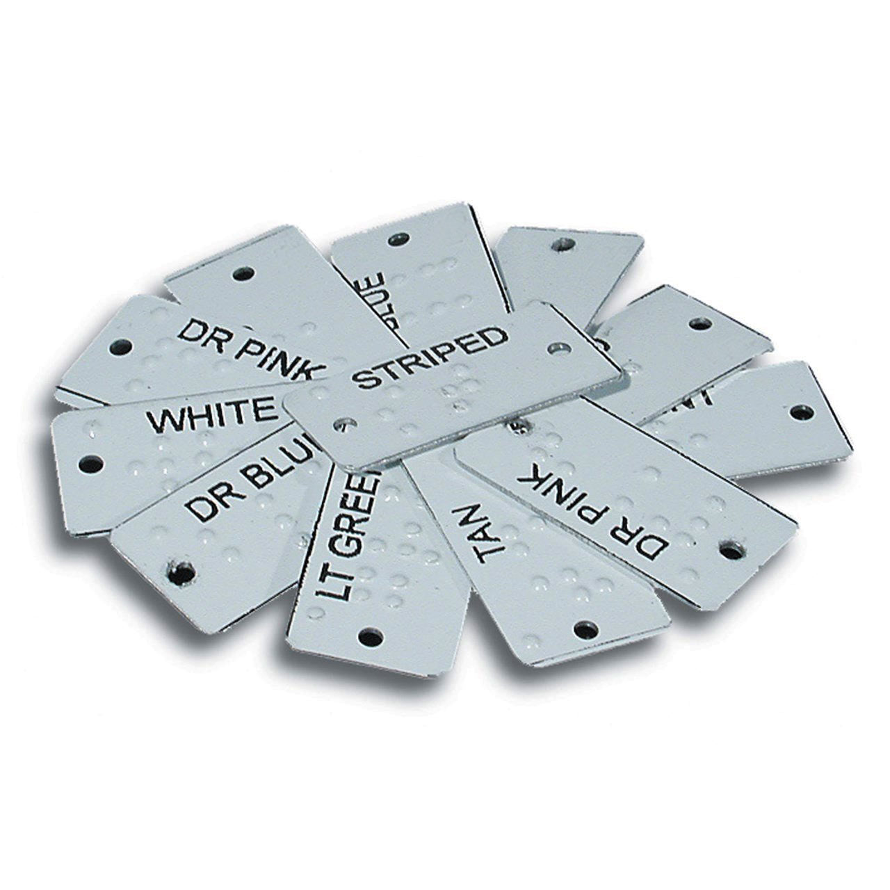 Braille Clothing Tags