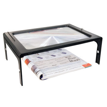 Full Page Magnifier with Stand and Light 2.5X