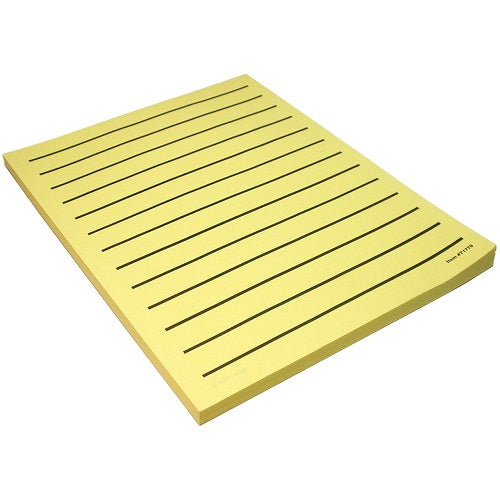 Big & Bold Lined Paper-Yellow