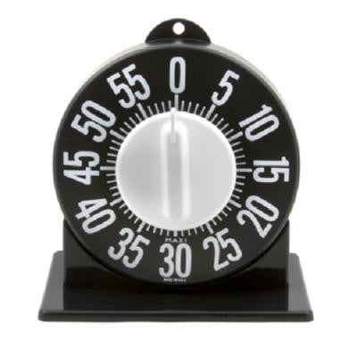 Large Black Tactile Timer