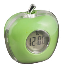 Apple Shaped Talking Alarm Clock with Temperature