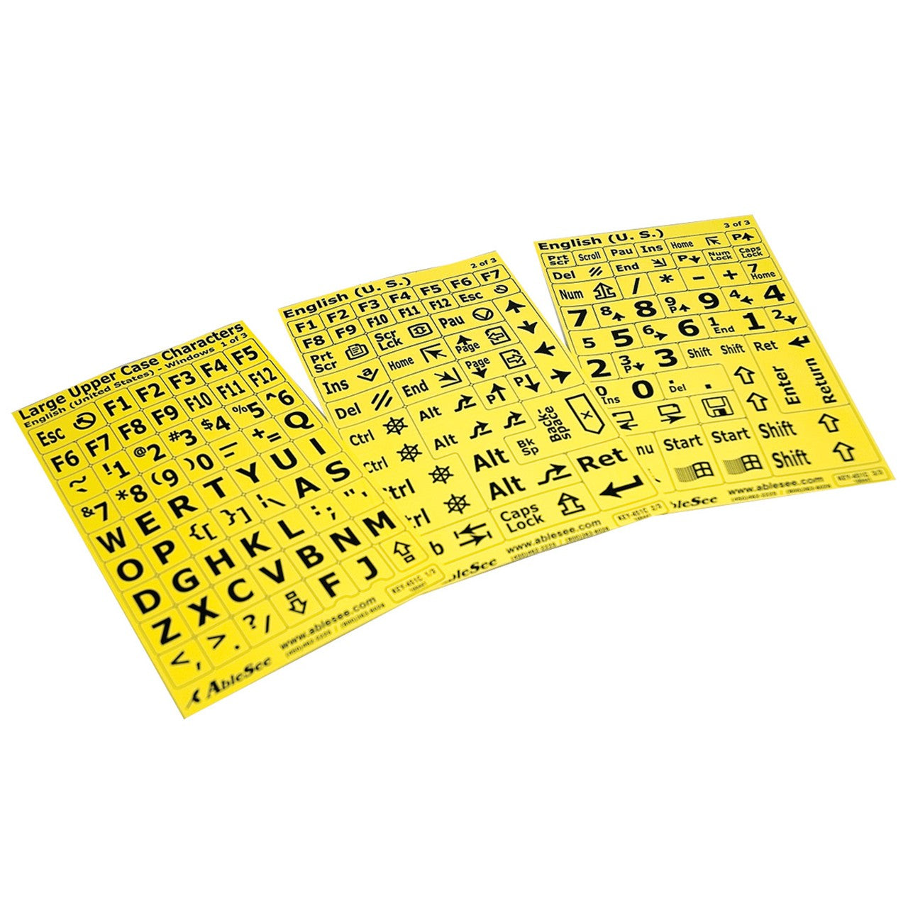 Large Print Keyboard Labels