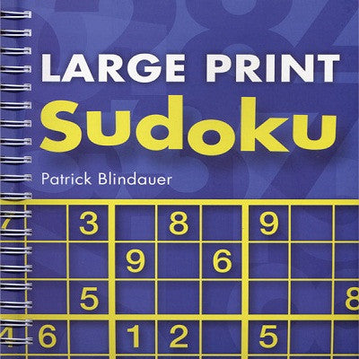 Large Print Sudoku Puzzles